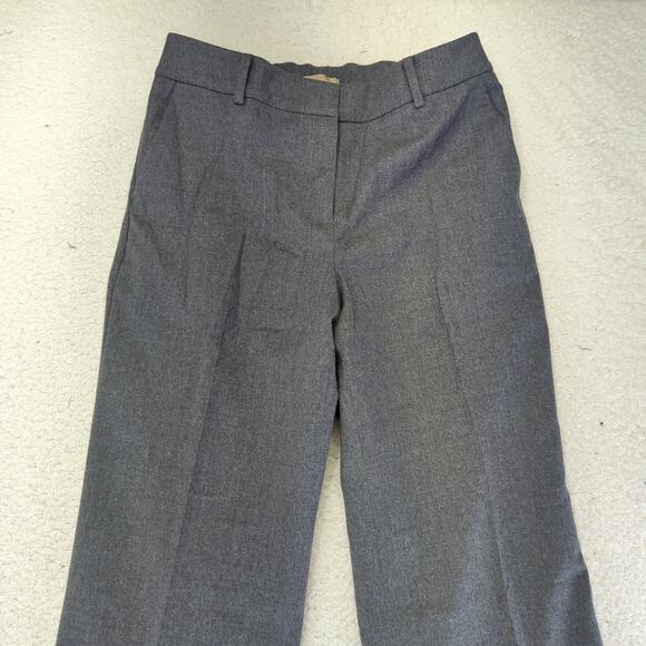 Talbots Wool Stretch Trouser Pants Dress Pants Women's 4 Gray Woven Italy Lined - Picture 3 of 9